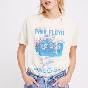 vintage look pink floyd band shirt